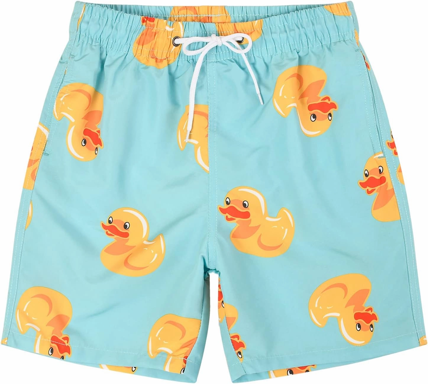 SNOW DREAMS Boys Swim Trunks Quick Dry Swim Shorts Lightweight Bathing Suits Side Pocket
