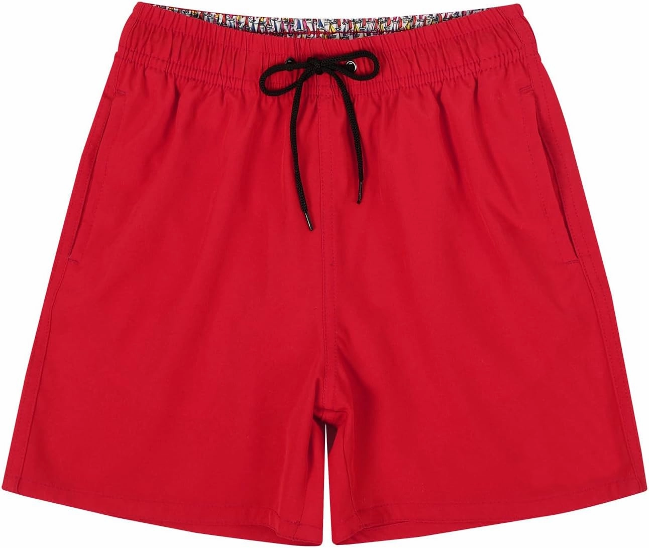 SNOW DREAMS Boys Swim Trunks Quick Dry Swim Shorts Lightweight Bathing Suits with Pocket