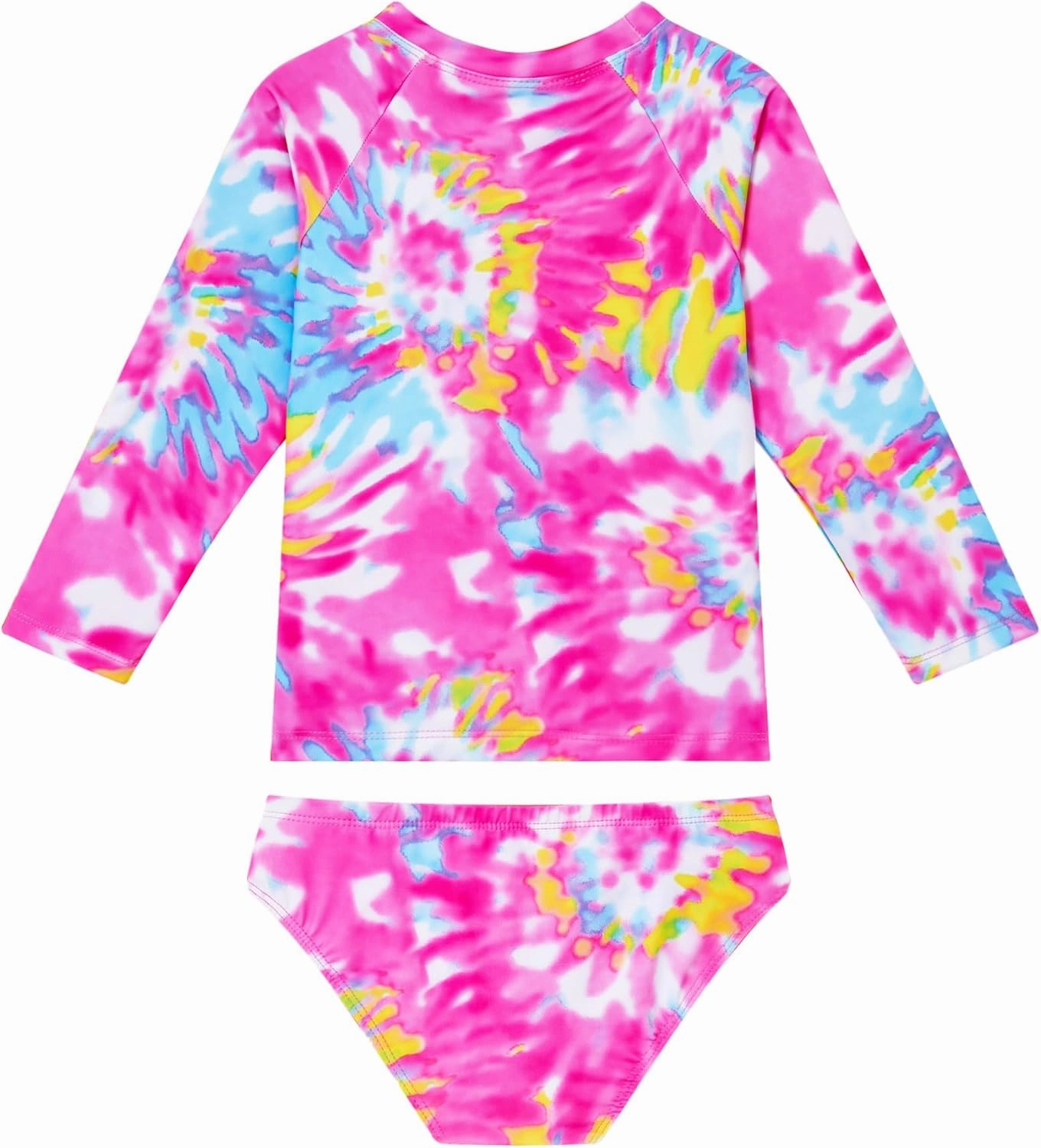 Snowheart Girls Rash Guard Sets Long Sleeves Swimsuit 2 Pieces Tankini Bathing Suit Swimwear for Girls 3-12 Years