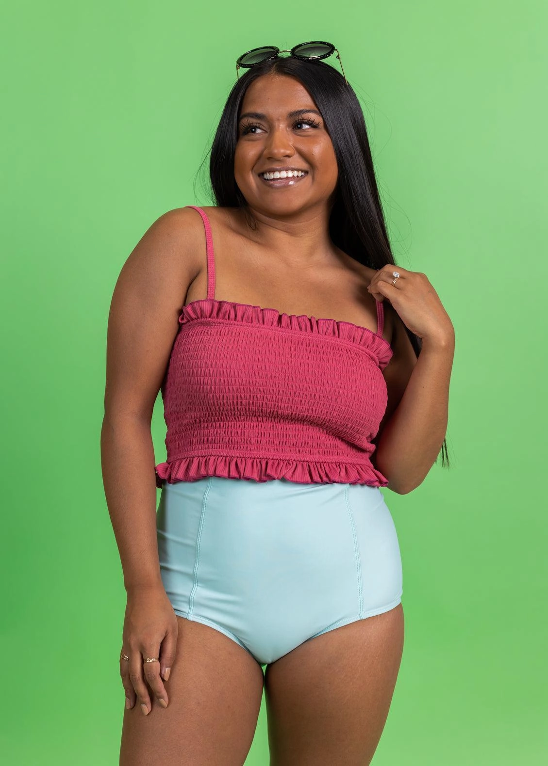 Spearmint | Extended High-Waisted Bottoms