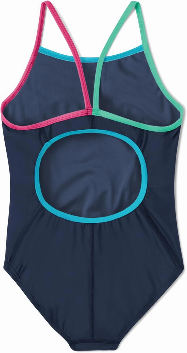 Speedo Girl's Swimsuit One Piece Thin Straps