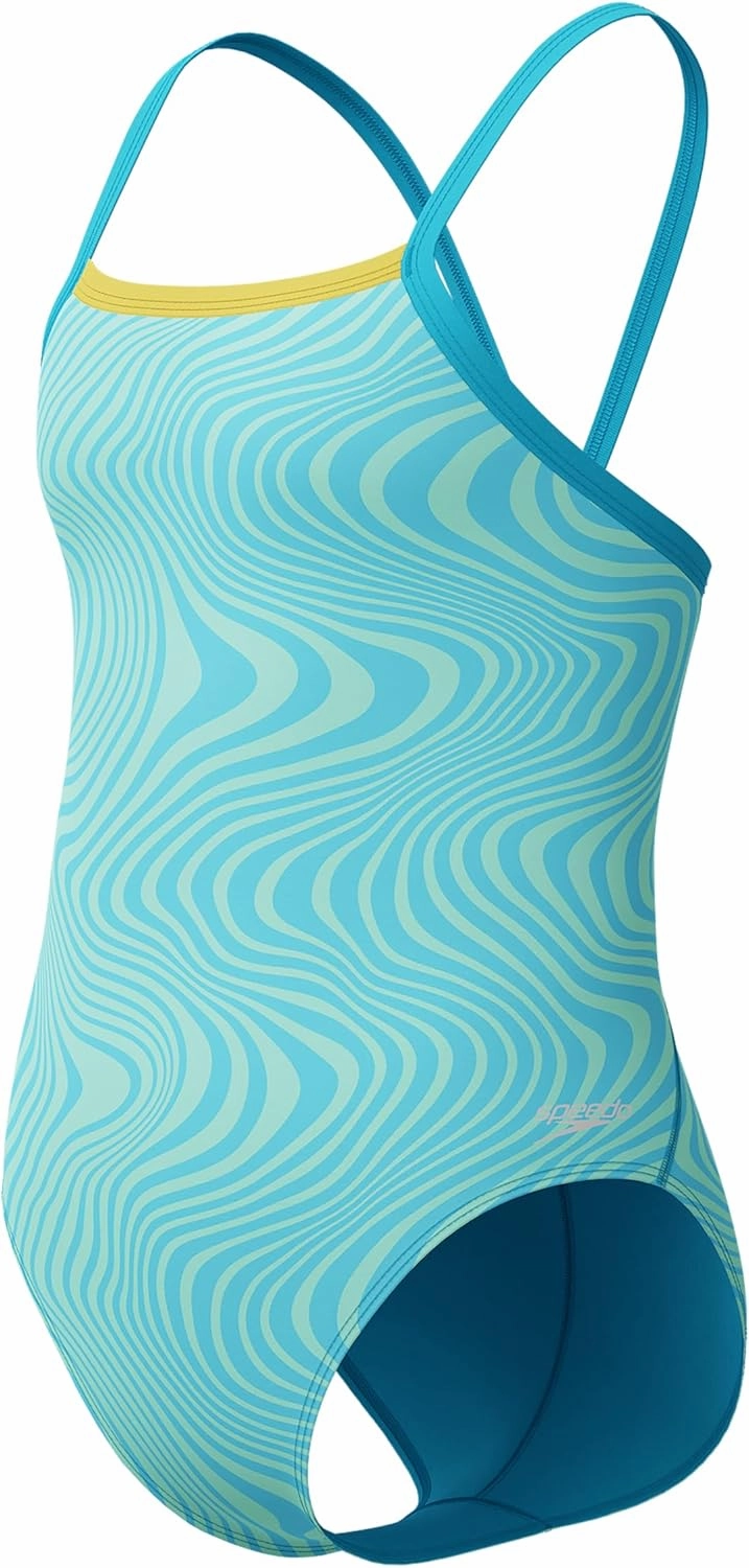 Speedo Girl's Swimsuit One Piece Thin Straps