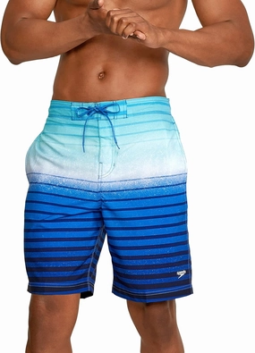 Speedo Men's Swim Trunk Knee Length Boardshort Bondi Striped