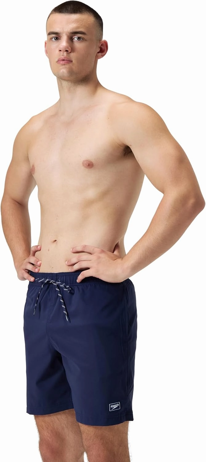 Speedo Men's Swim Trunk Mid Length Essentials Solid