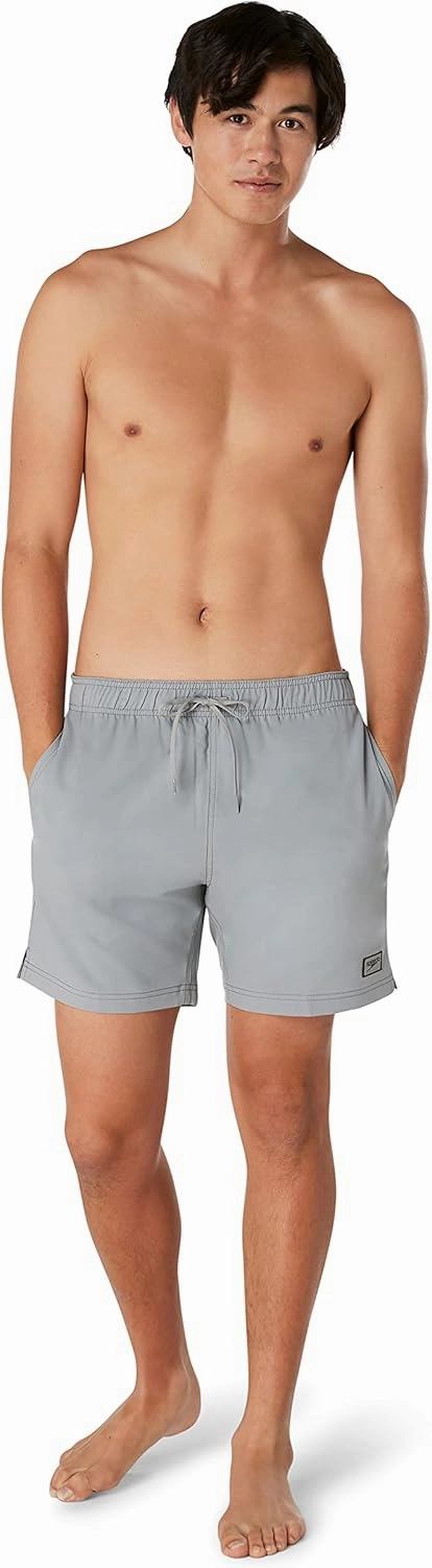 Speedo Men's Swim Trunk Mid Length Redondo Solid