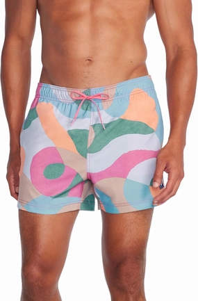Speedo Men's Swim Trunk Short Length Redondo Striped