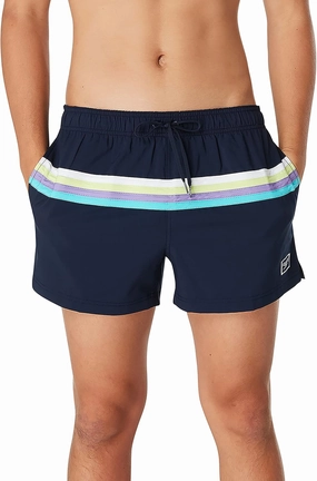 Speedo Men's Swim Trunk Short Length Redondo Striped