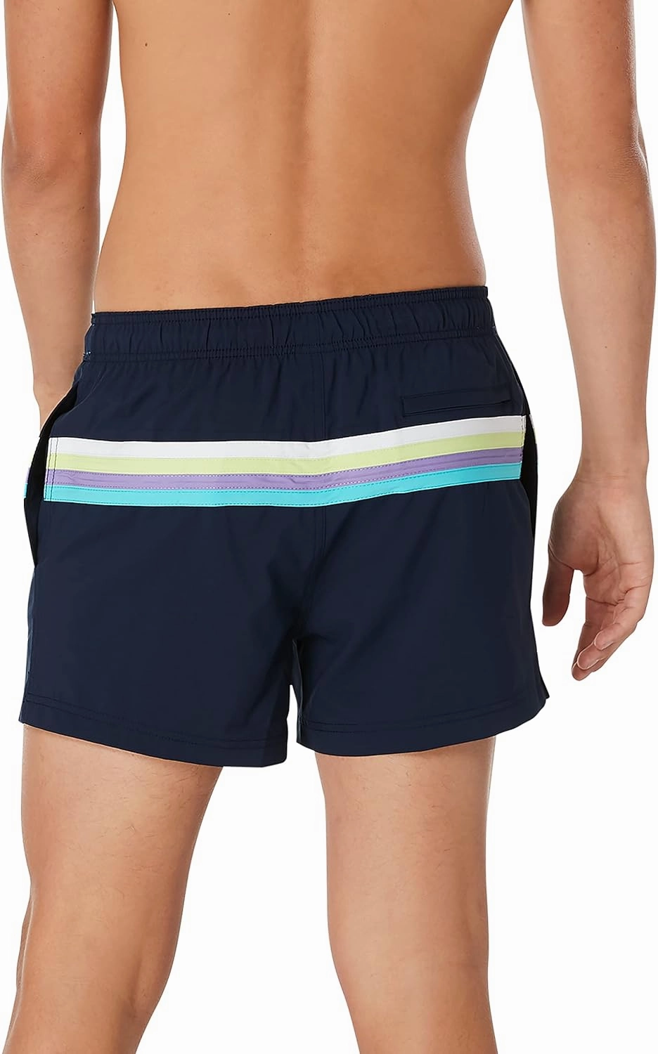 Speedo Men's Swim Trunk Short Length Redondo Striped