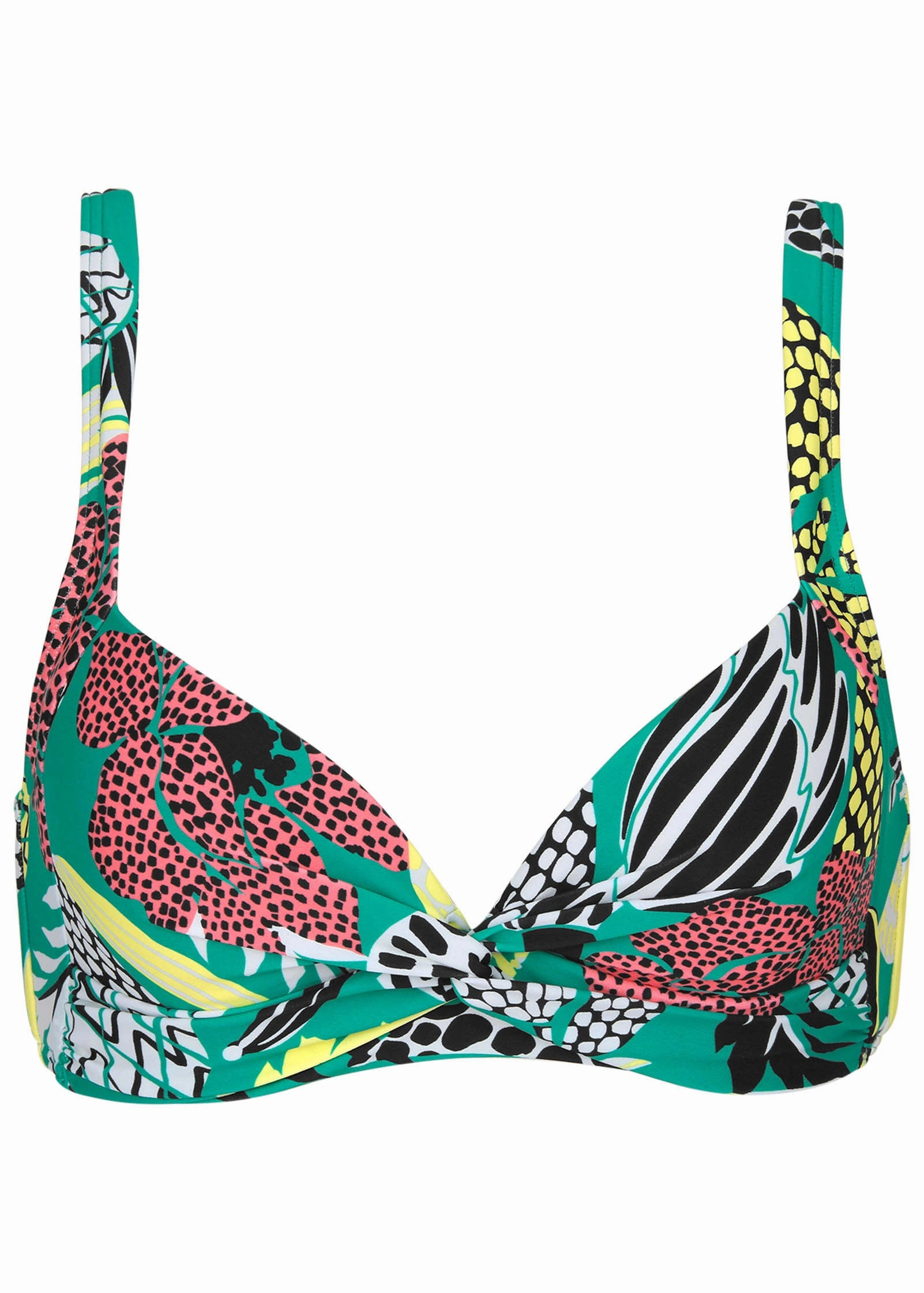 St Lucia Twist Front Top - Fruit Of Paradise