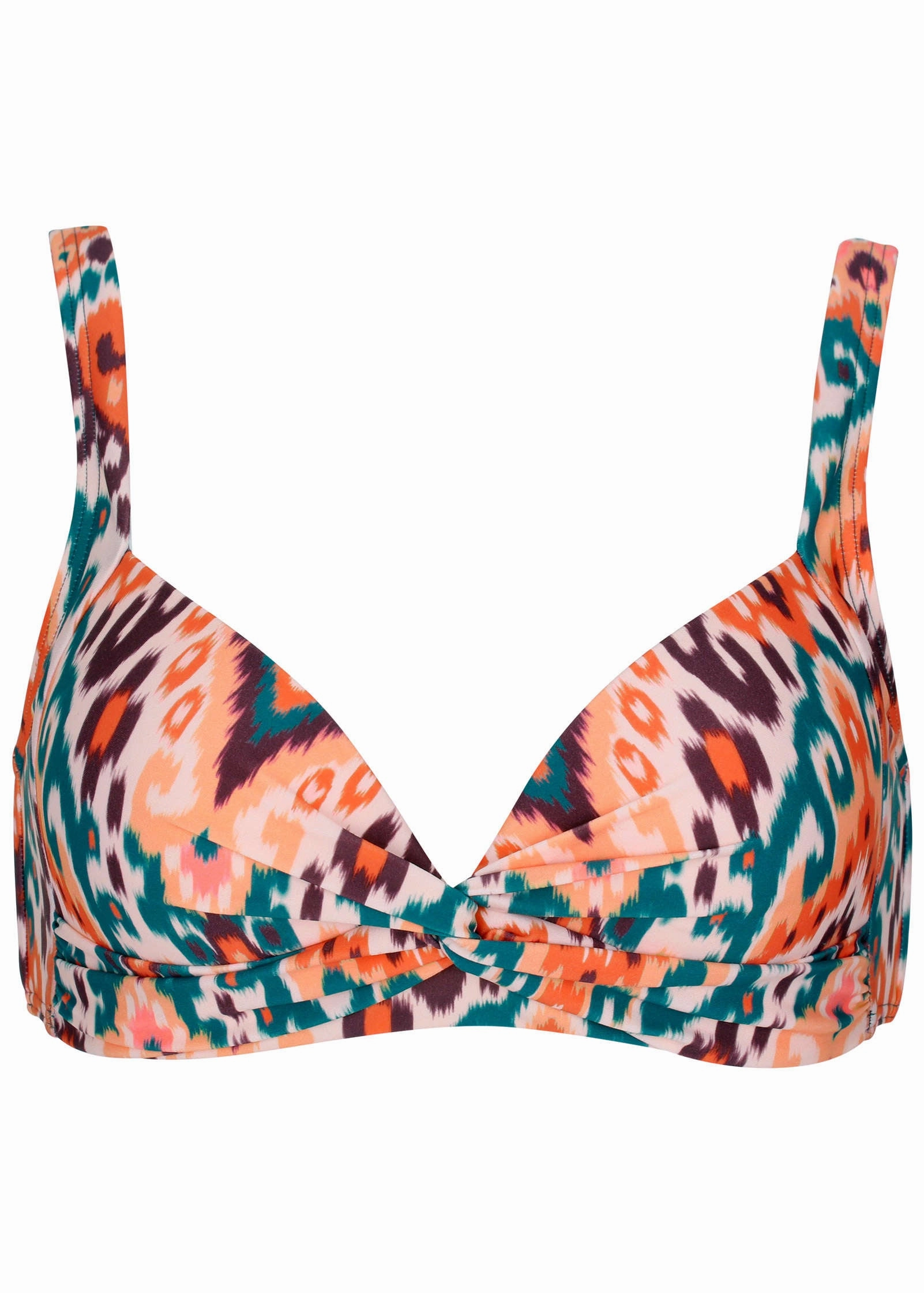 St Lucia Twist Front Top - Ikat Chandelier