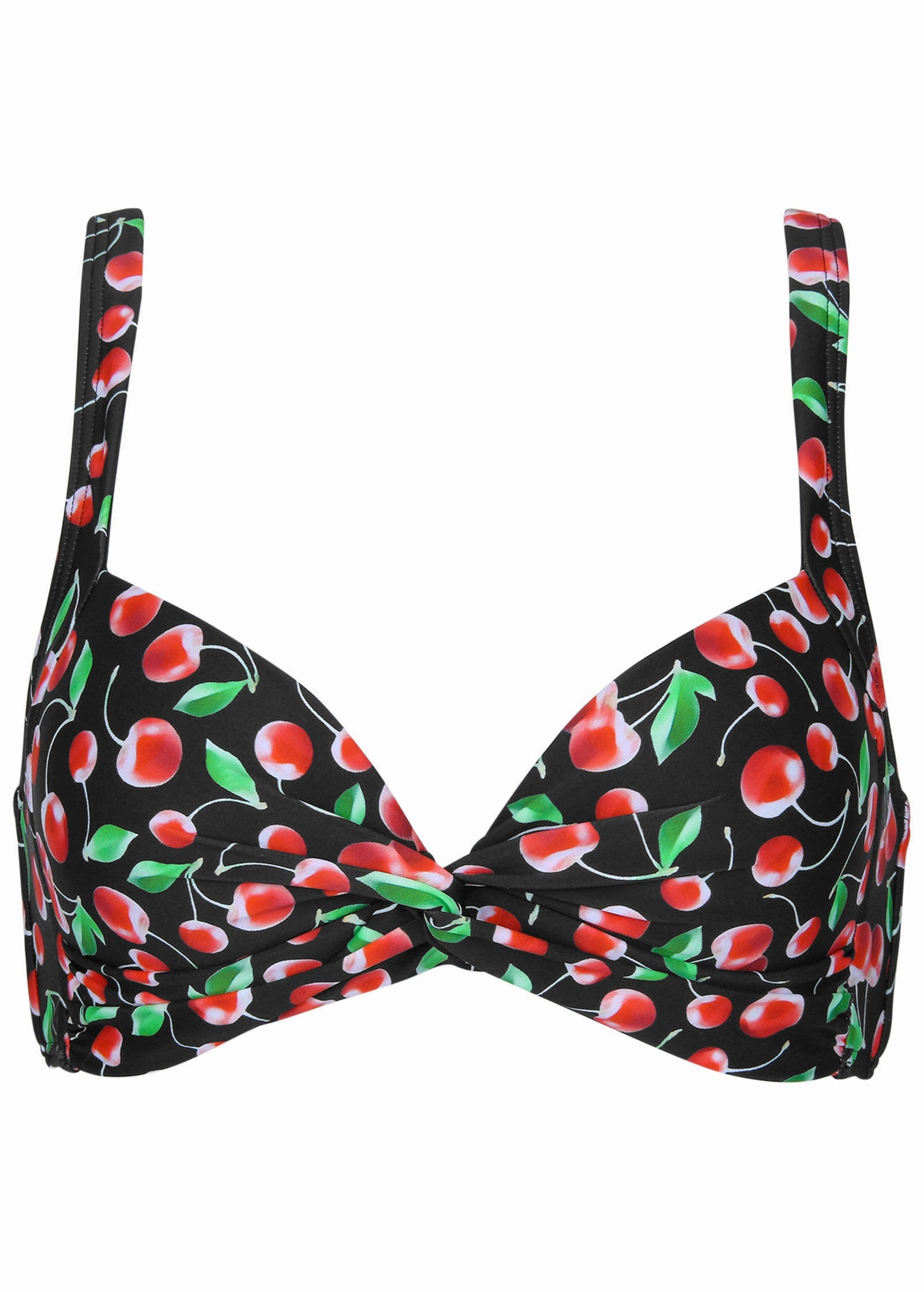 St Lucia Twist Front Top - Very Cherry