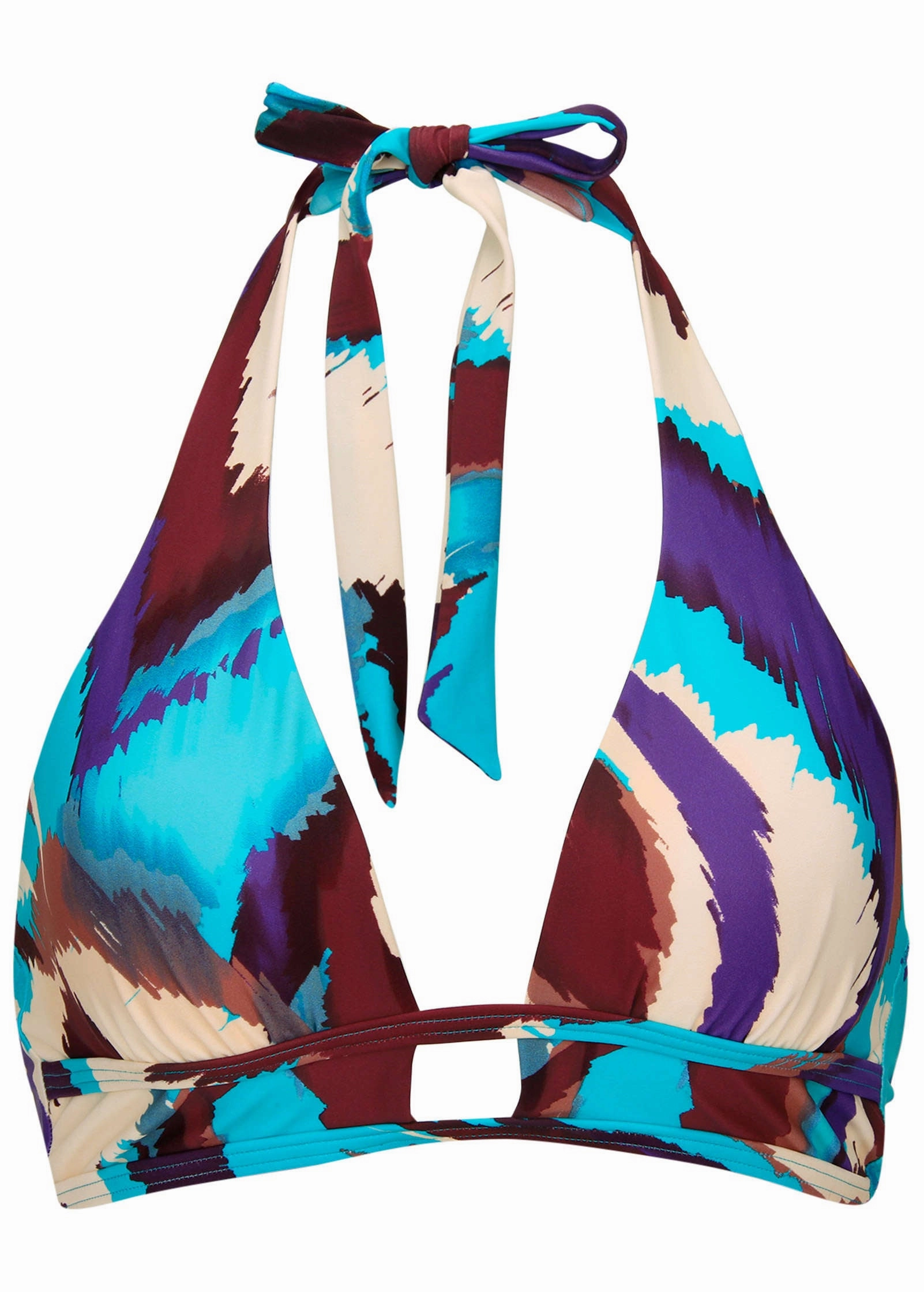 St Thomas Halter Top - Ikat Flowers