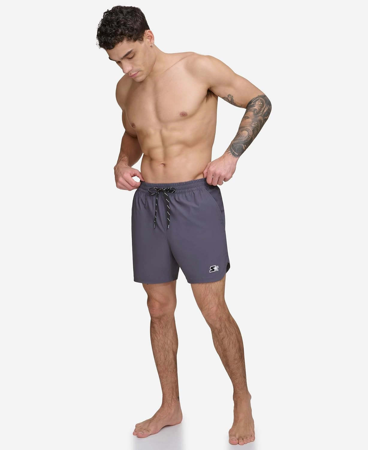 Starter Men's Standard Quick Dry Stretch Volley Swim Trunk