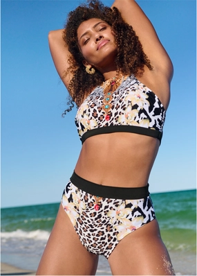 Strappy Back Sport Top - Feline Divine