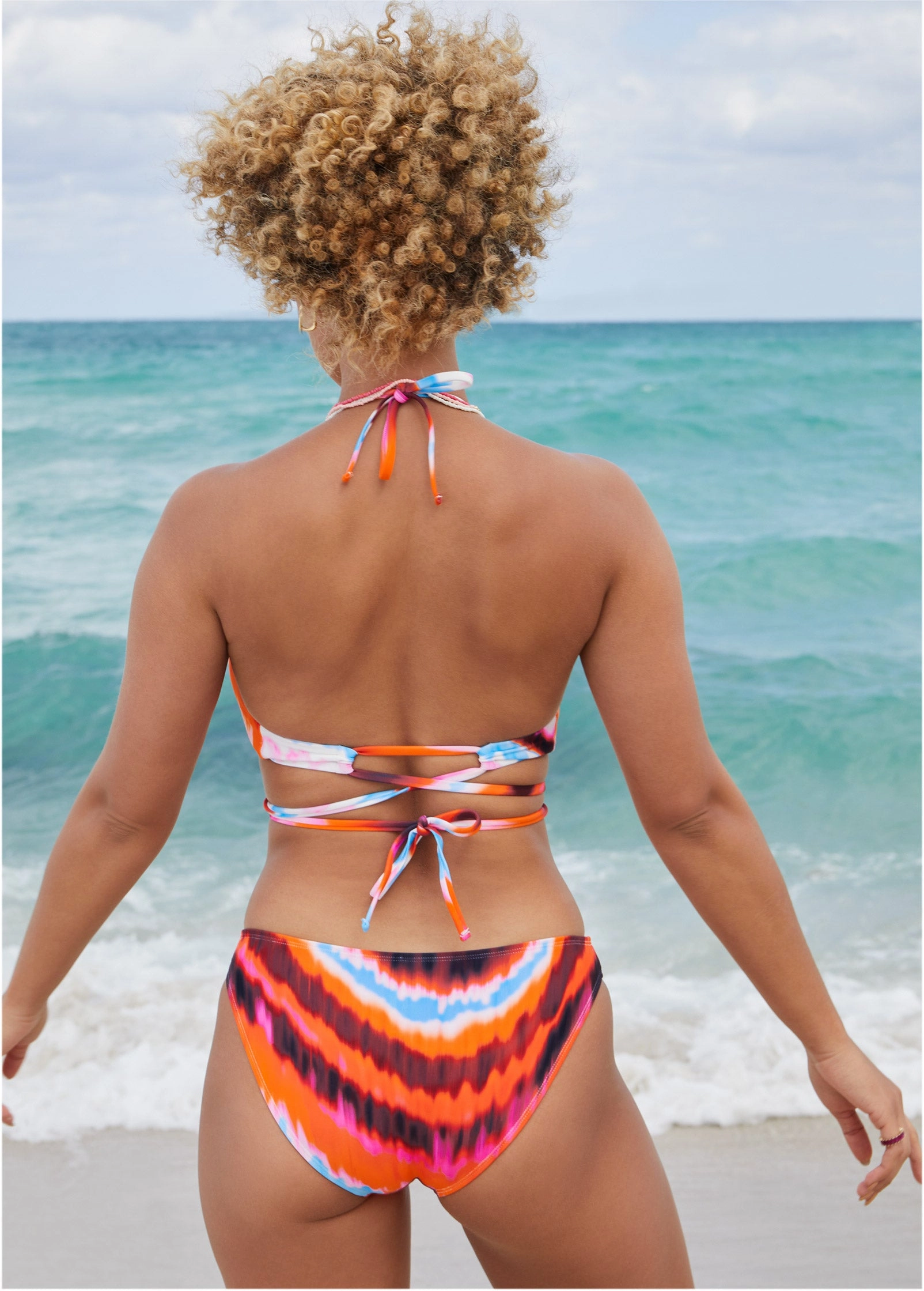 Strappy Ibiza Triangle Top - Desert Agate Cool