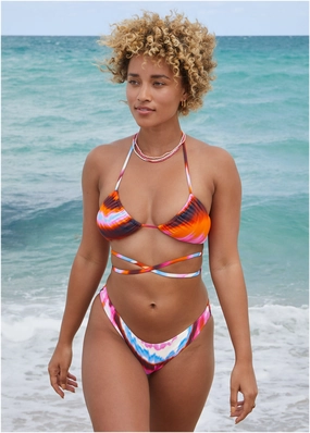 Strappy Ibiza Triangle Top - Desert Agate Cool