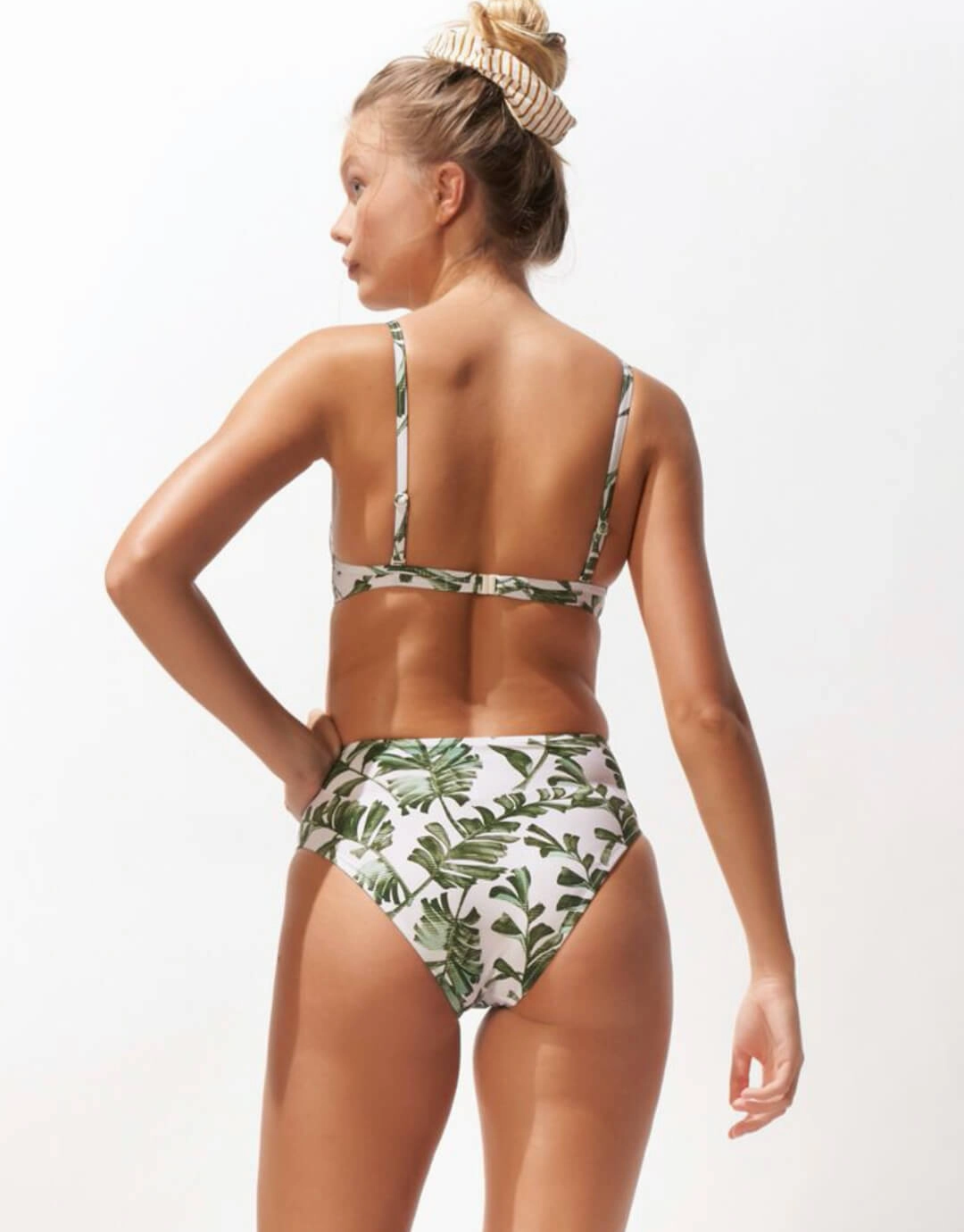 Summer Duo Underwired Bikini Top - Leafy Breeze