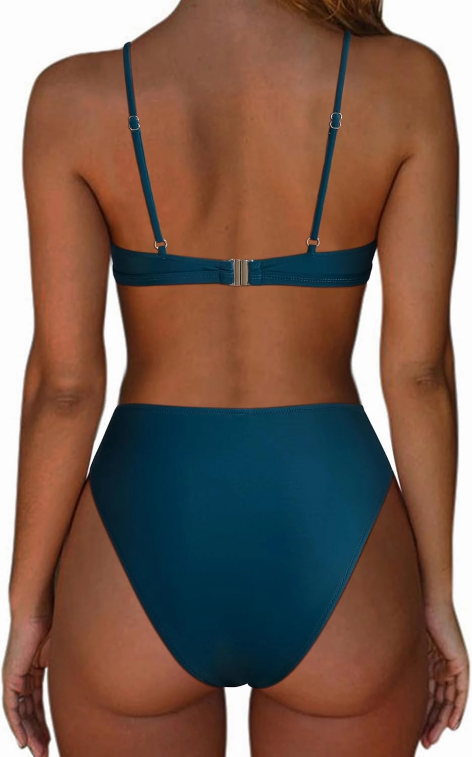 SUUKSESS Women High Waisted String Bikini Sets Sexy Two Piece Cutout Swimsuits