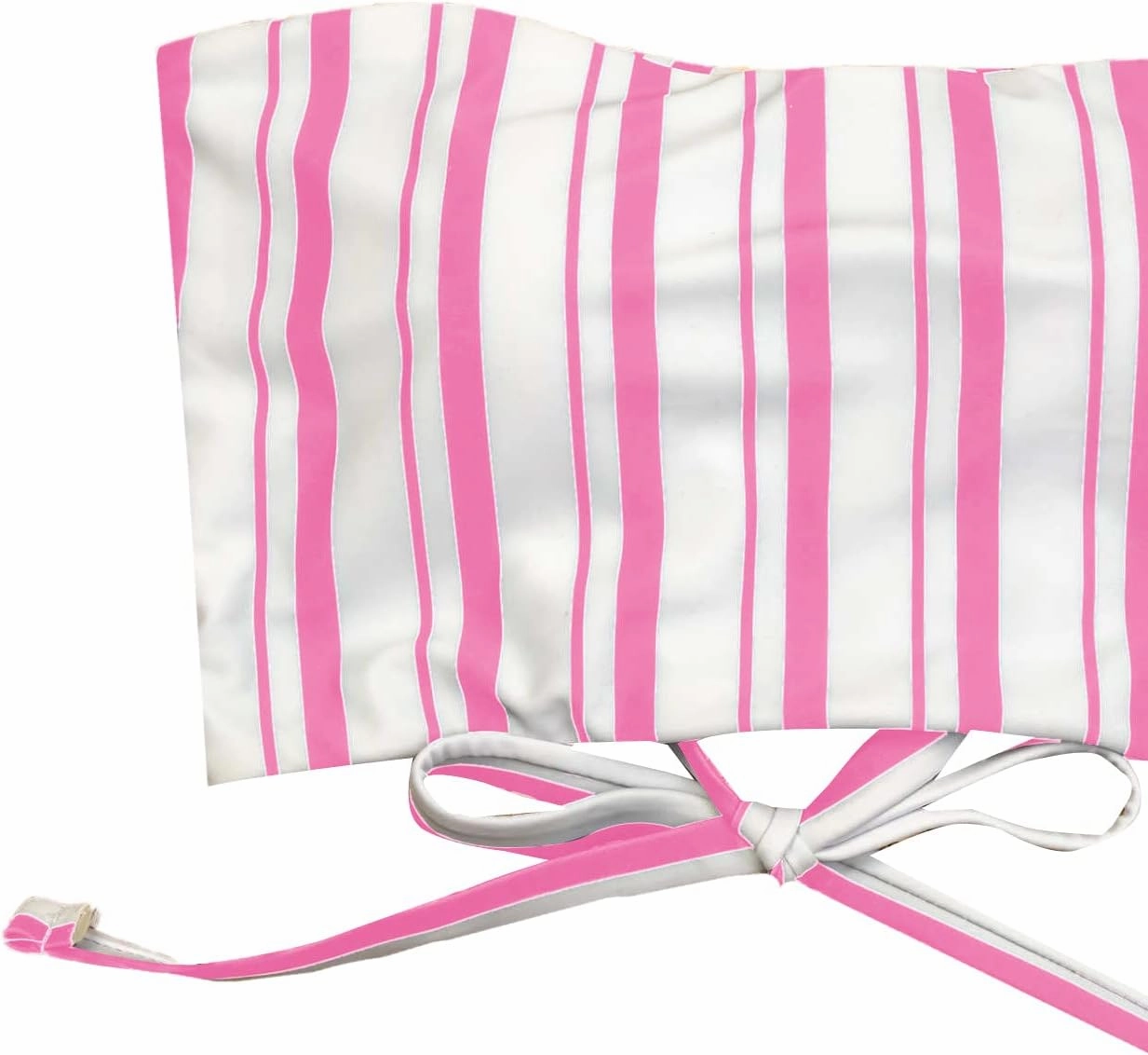 SweatyRocks Women's Bathing Suits Striped Bandeau Bikini high Waisted Swimsuits Swimwear Set