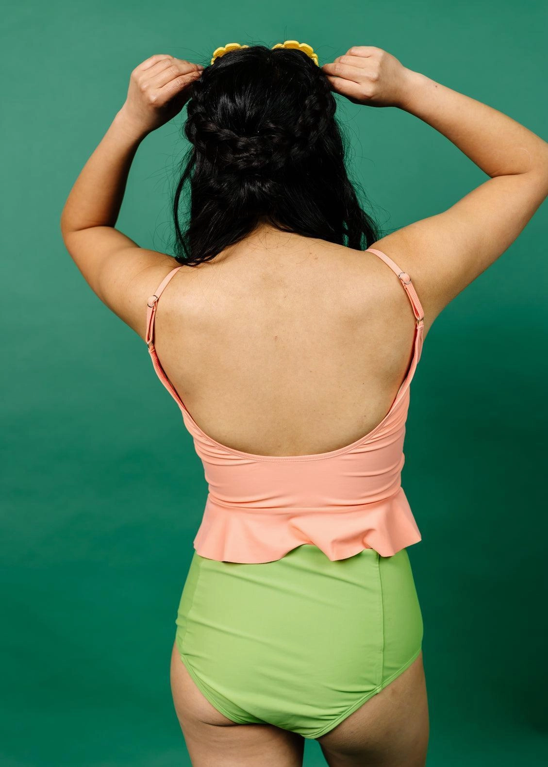 Sweet Pea Green | High-Waisted Bottoms
