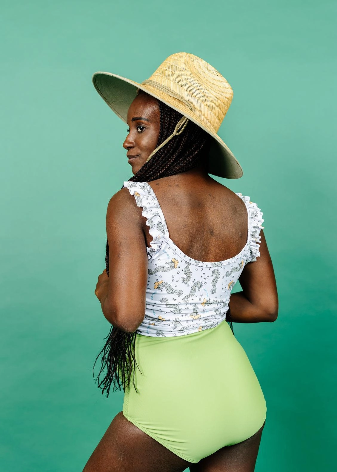 Sweet Pea Green | Maternity Bottoms