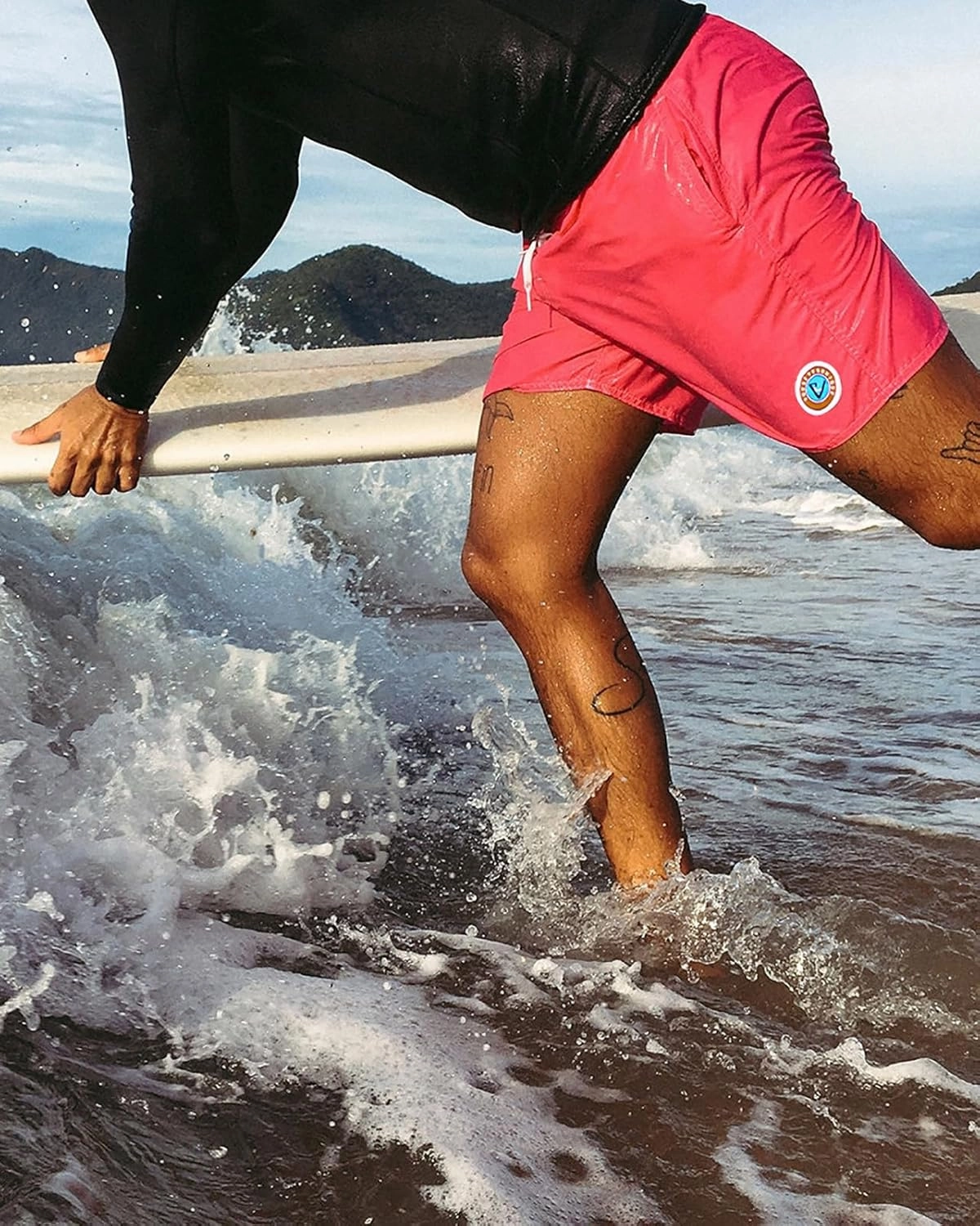 Swim Trunks Mens 7 inch Quick Dry Swim Shorts with Mesh Liner for Men's Beach Shorts