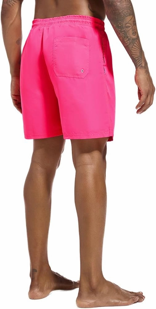 Swim Trunks Mens 7 inch Quick Dry Swim Shorts with Mesh Liner for Men's Beach Shorts