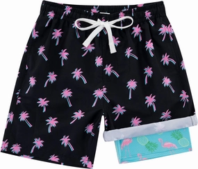swimsobo Boys Swim Trunks for 5-16 Years Compression Liner Swimsuit Shorts Swimwear Boxer Bathing Suit