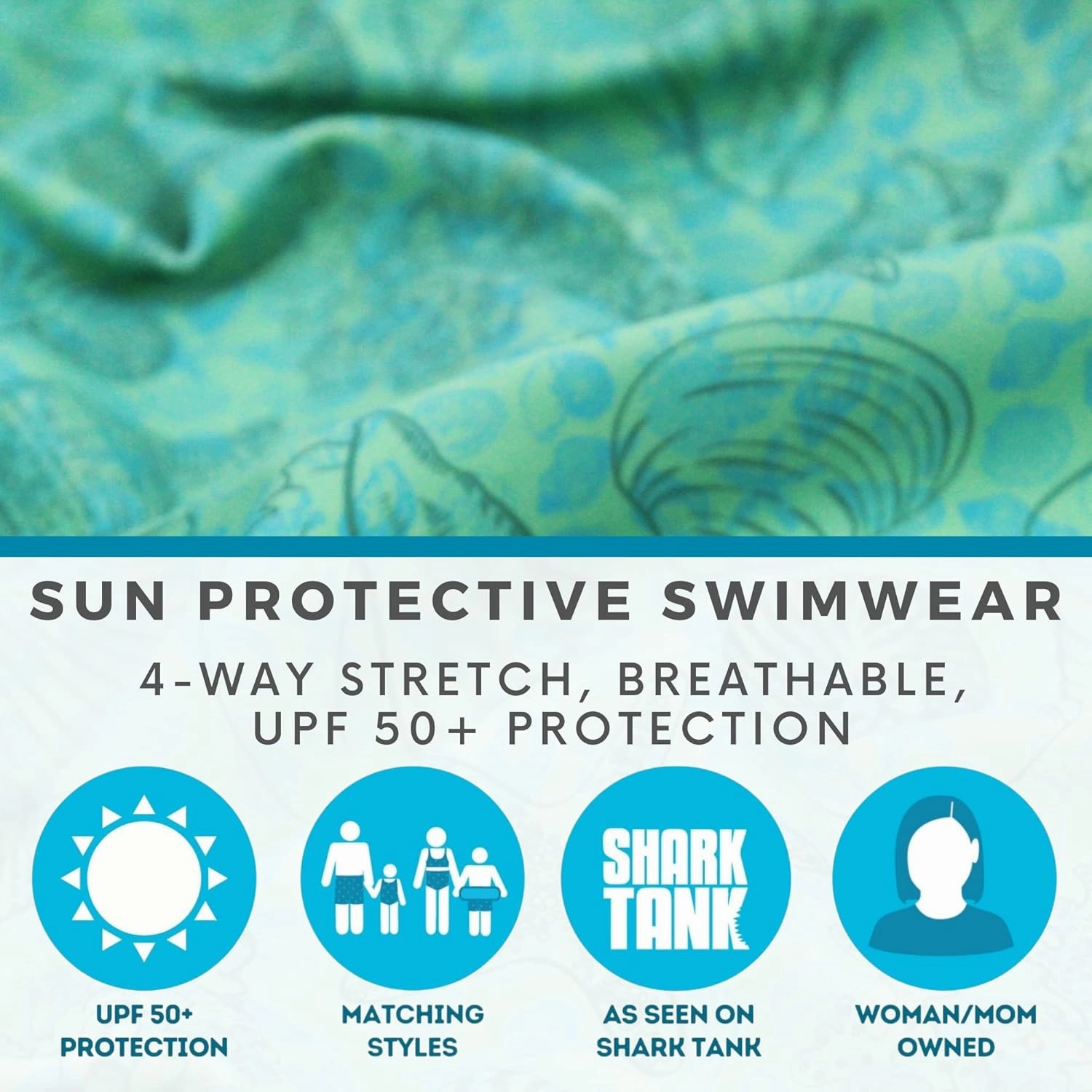 SwimZip Shorties - UPF 50  Swim Shorts - Baby, Toddler, and Kids - Boys' or Girls