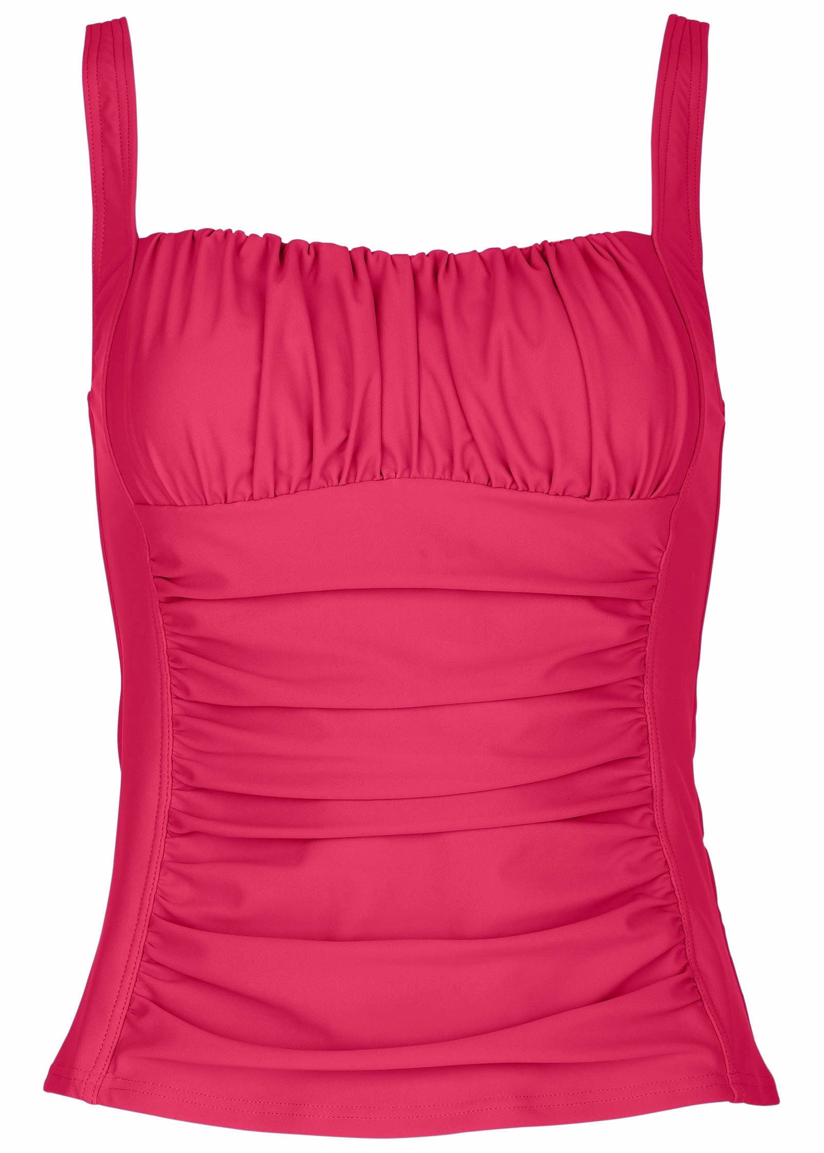 Sydney Ruched Tankini - Raspberry