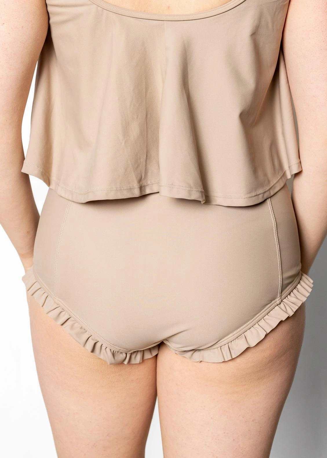 Taupe | All Ruffled Up Bottoms