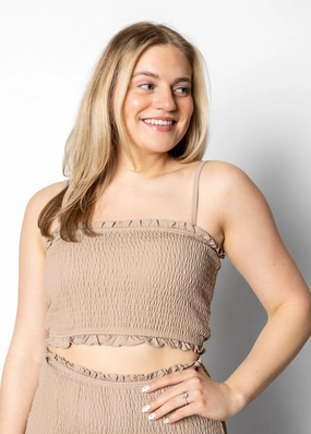 Taupe | Bandeau Top