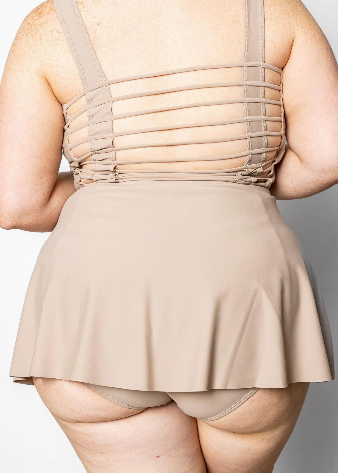 Taupe | Detached Short Skirt
