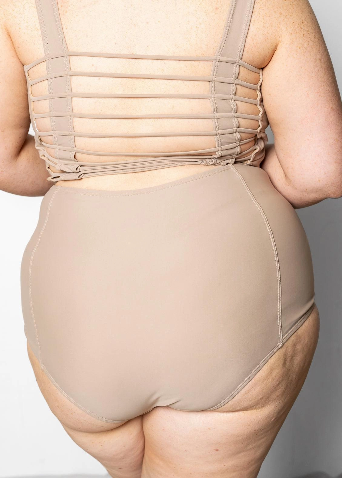Taupe | Extended High-Waisted Bottoms