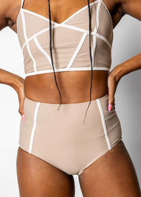 Taupe | Lined Up Bottoms