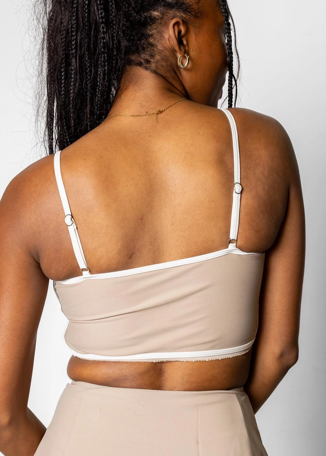 Taupe | Lined Up Top