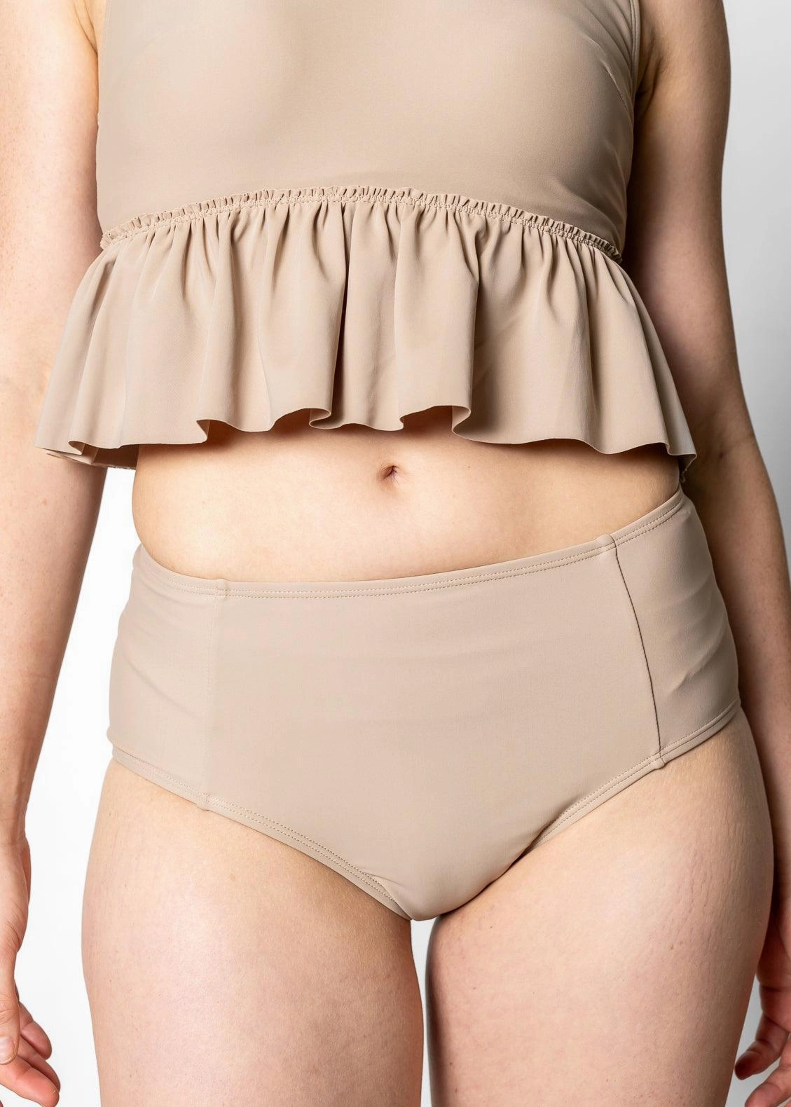 Taupe | Mid-Rise Bottoms