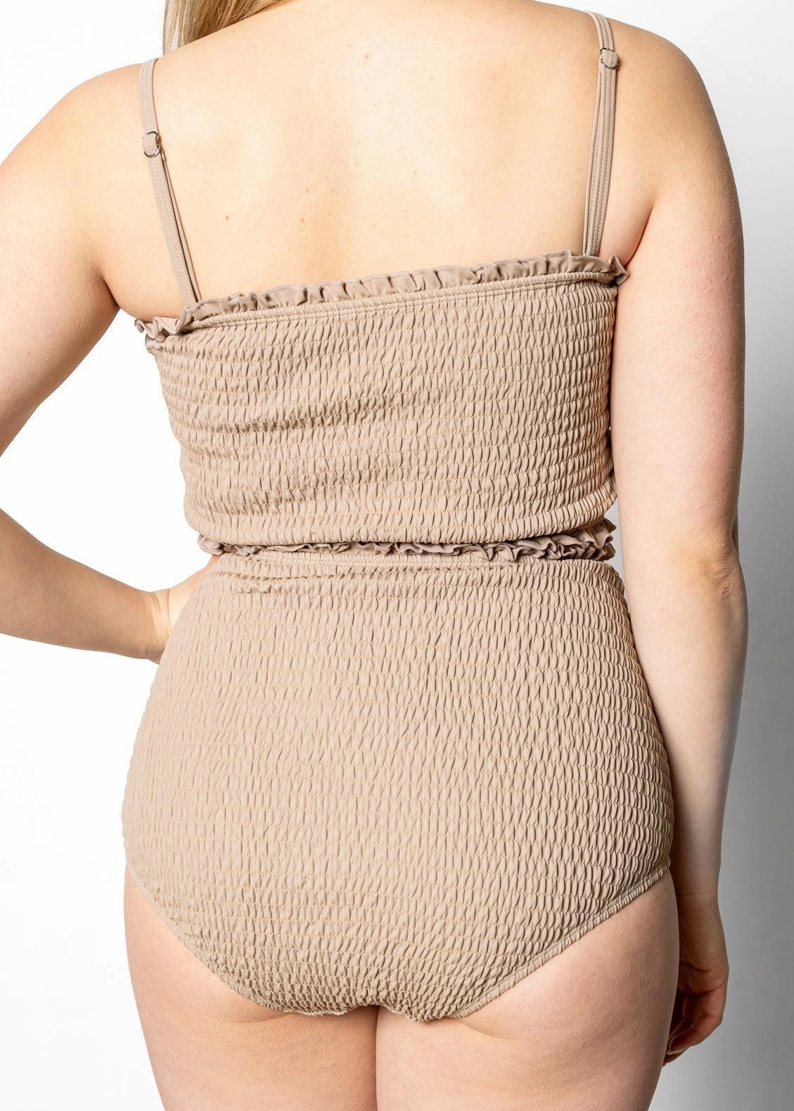 Taupe | Smocked Bottoms