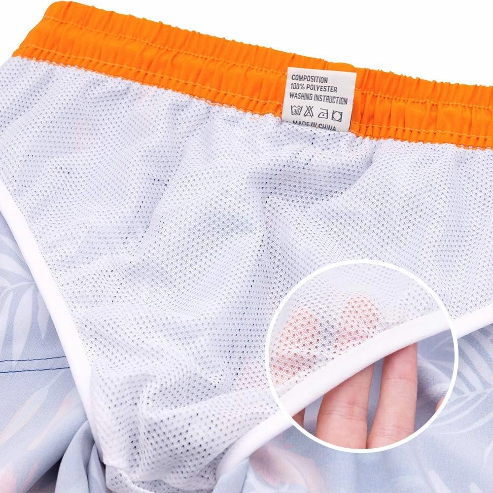 techcity Boys Teens Swim Trunks, Quick Dry Surfing Beach Sports Running Swim Shorts with Drawstring 6T to 18/20