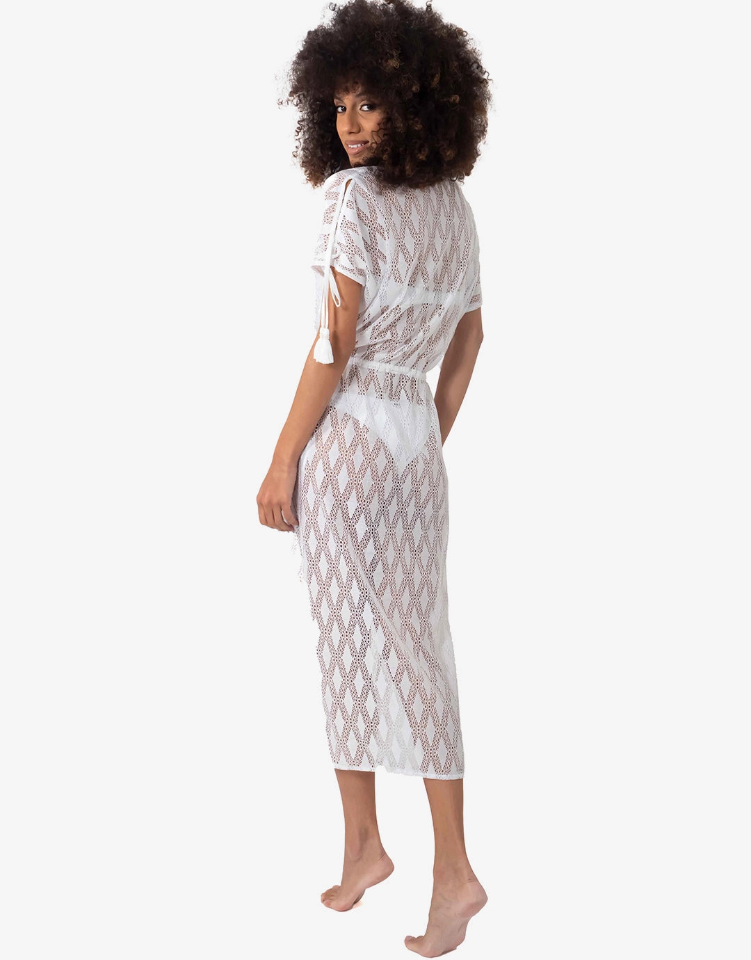 Temptation Kaftan - White