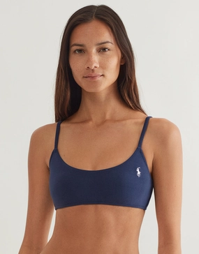 Terry Kennedy Bralette Bikini Top - Navy Blue