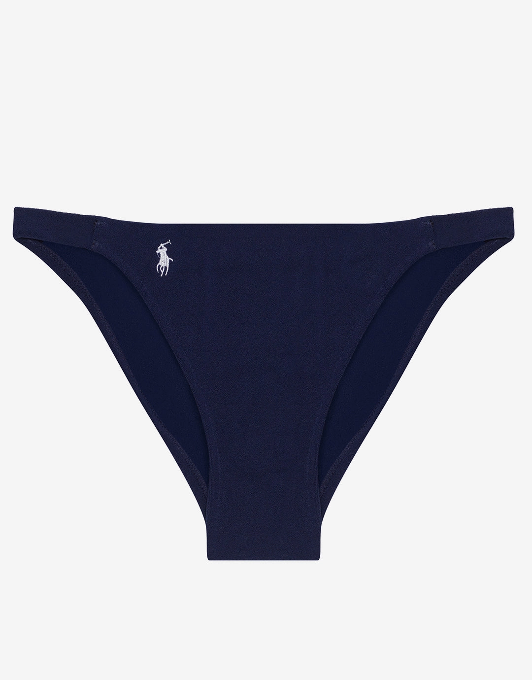 Terry Side Tab Devin Hipster Bikini Pant - Navy Blue