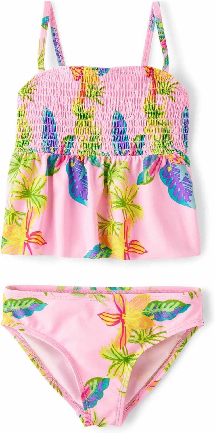 The Children's Place Girls' 2-Piece Tankini Swimsuit
