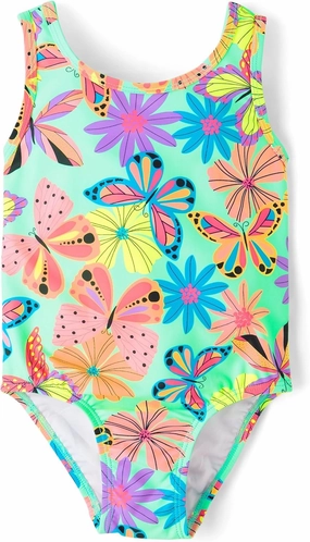 The Children's Place Girls' and Toddler 2 Piece Tankini Swimsuit