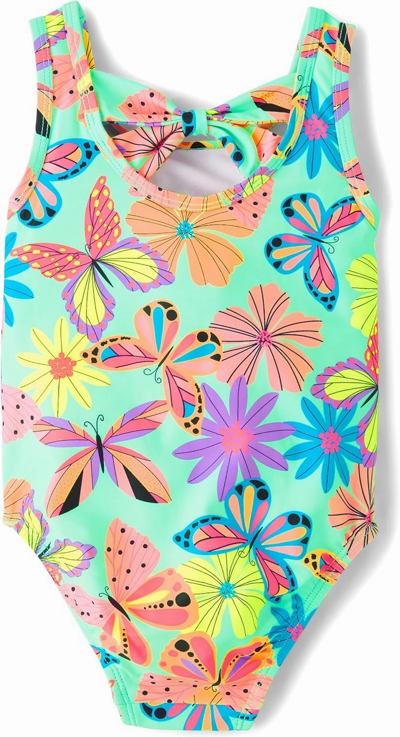 The Children's Place Girls' and Toddler 2 Piece Tankini Swimsuit