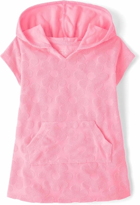 The Children's Place Girls' and Toddler Hooded Swim Coverup