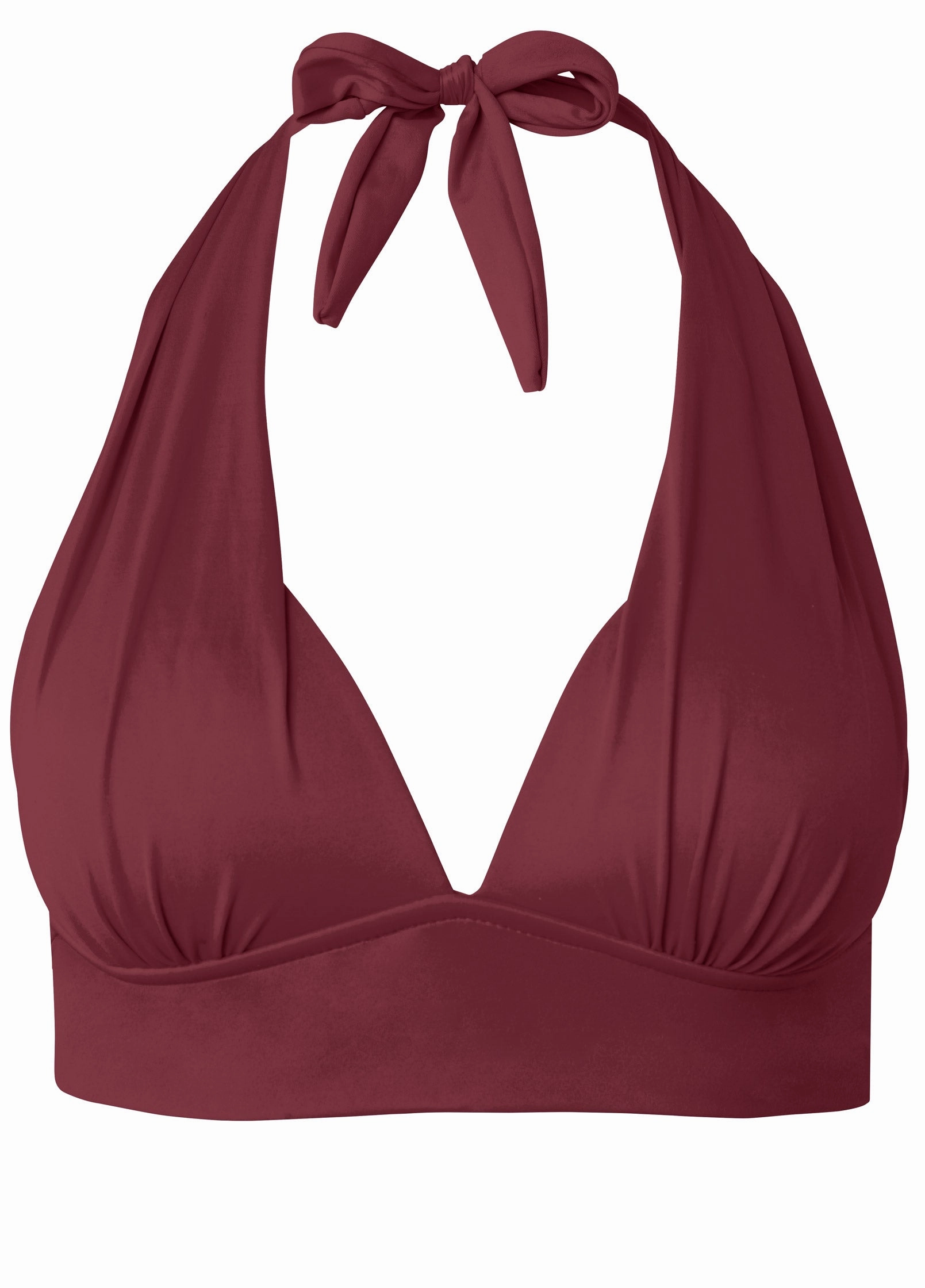 THE WIRELESS MARILYN TOP - Dark Mahogany