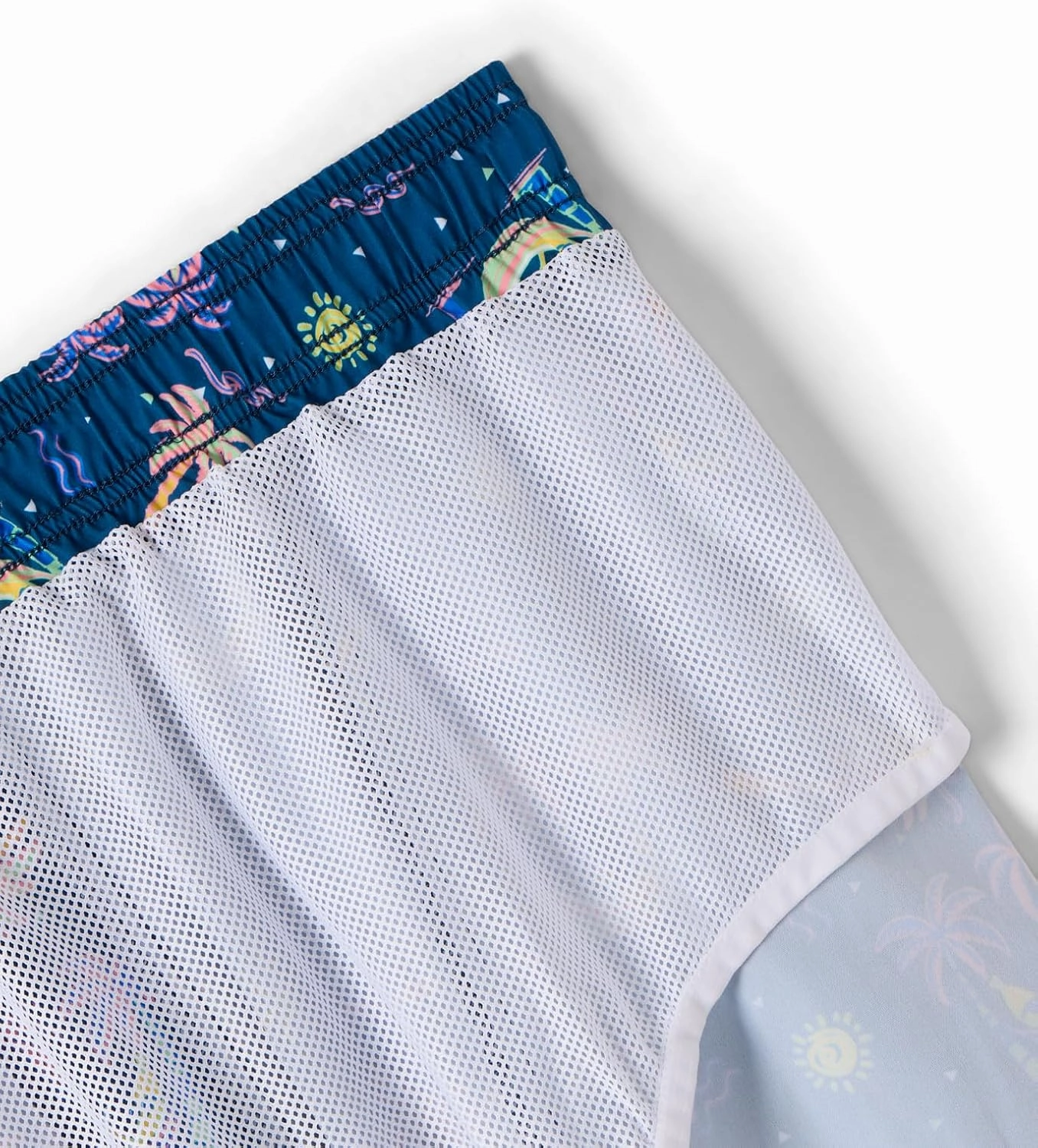 Tipsy Elves Men's Stretch Swim Trunks 7 Inch Inseam 4-Way Stretch with Mesh Liner - Quick-Dry Funny Swimwear Bathing Suit