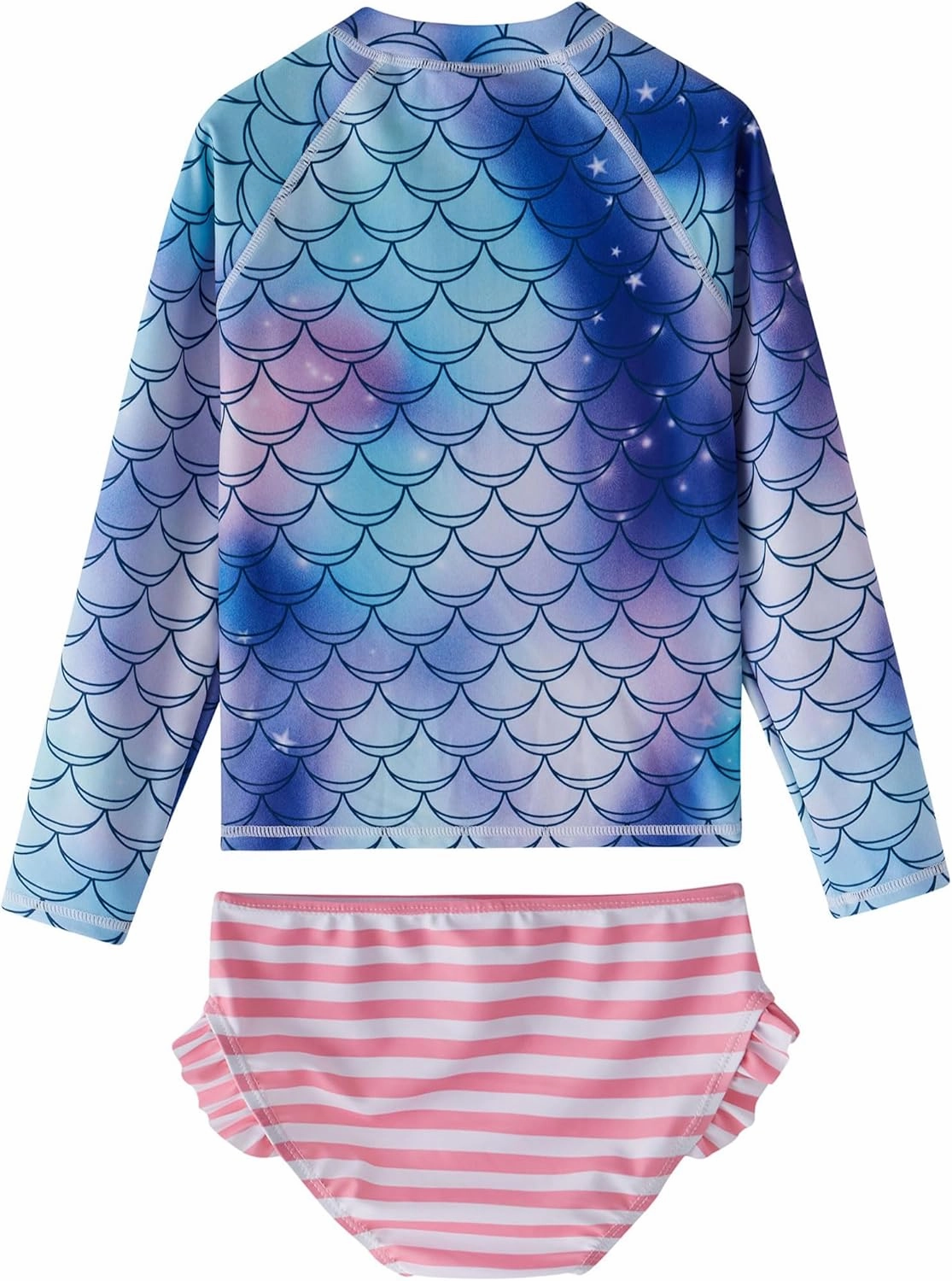 Toddler Girls Swimsuit Rash Guard Sets 2-Piece Bathing Suits UPF 50  Summer Kids Swimwear 2-7T