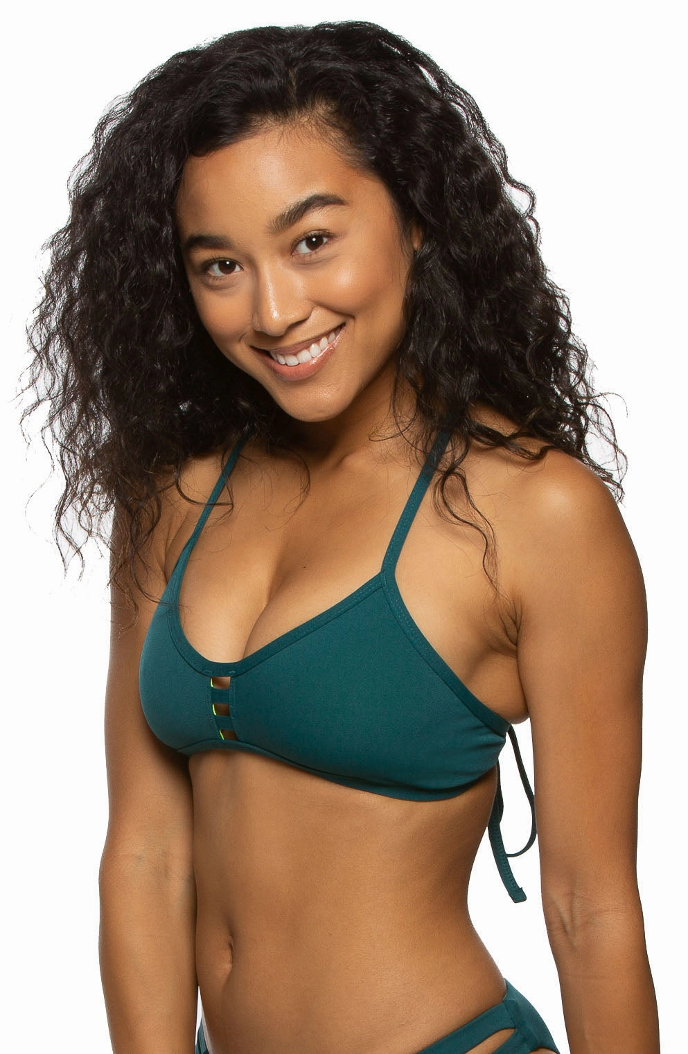 Tomcat Bikini Top - Peacock